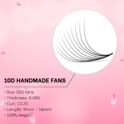 10D - 0.085 - HANDMADE FANS