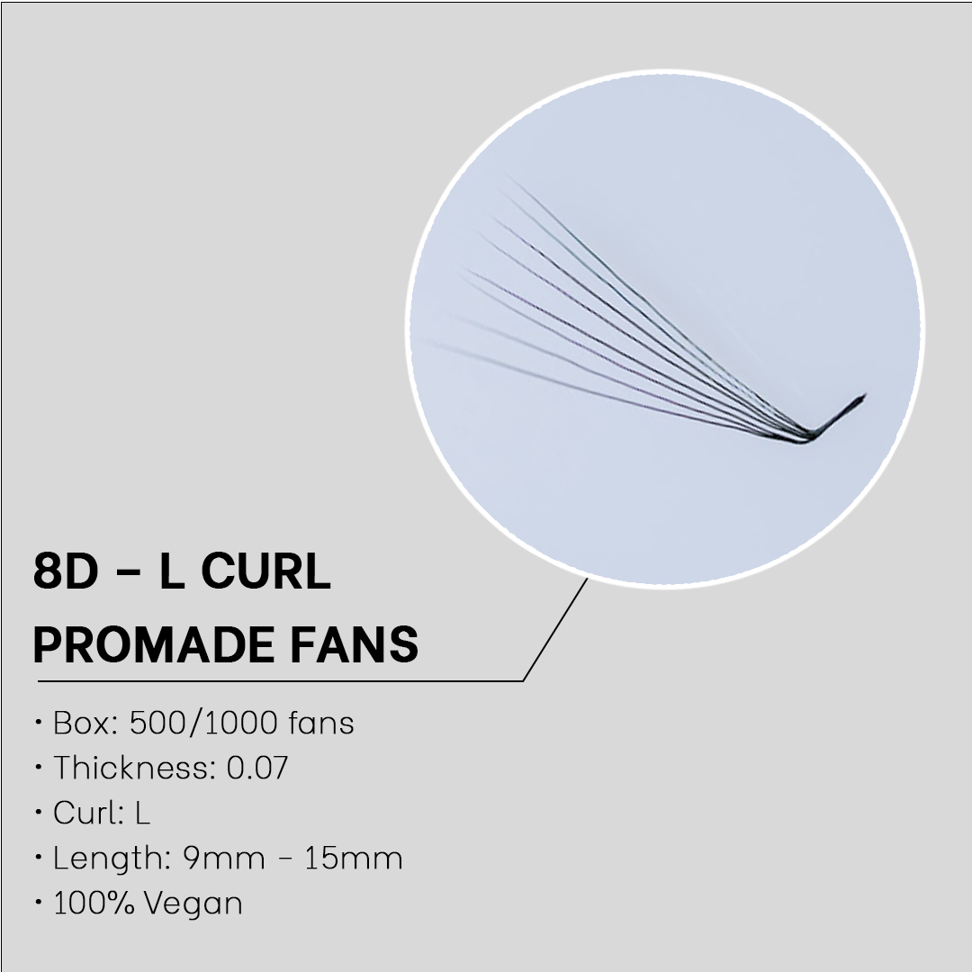 8D - L CURL - PROMADE FANS