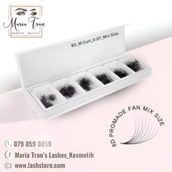 8D M CURL PROMADE FANS MIX SIZE