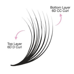 Alternative view of 6D DOUBLE LAYER LASHES